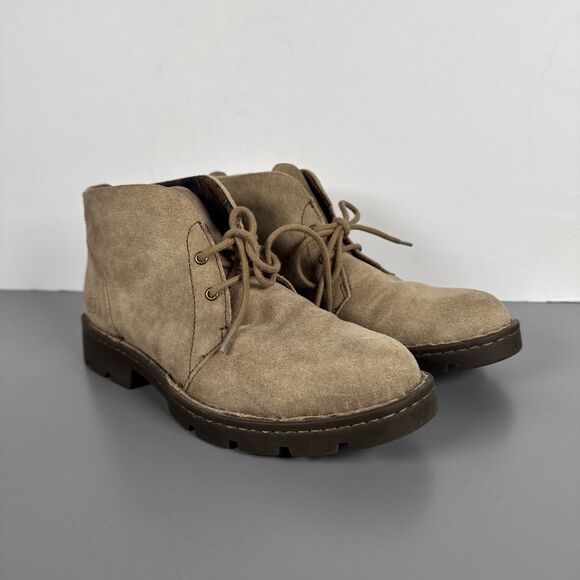 Born Banni Womens Size 6 Taupe Tortola Suede Lace Up Chukka Booties F69817 EUC - Picture 2 of 16